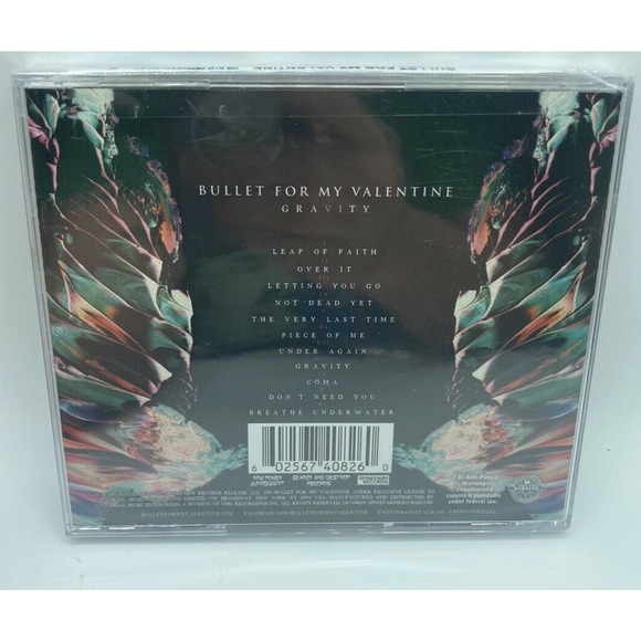 Bullet for My Valentine Gravity CD Search and Destroy Records Metal Band - Picture 3 of 3